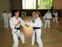 Spass beim Karate Training