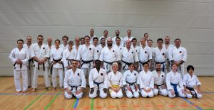 Karateverein in München Gruppenbild Weihnachtslehrgang