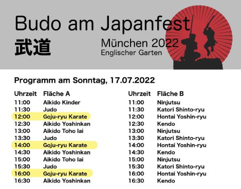 Budo-Programm Karate Japanfest 2022 München