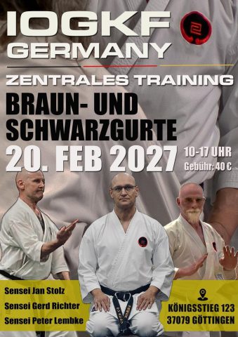 Braungurt Schwarzgurt Training @ Göttingen